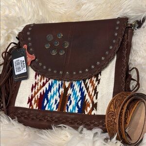 Aztec Saddle Blanket crossbody Conceal carry